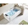 Baignoire Balnéo Blanche - 1 Place - 140L - 150 X 75 X 55 Cm - Angle Droit - GAVINO 2 Baignoire Balnéo Blanche - 1 Place - 140L - 150 X 75 X 55 Cm - Angle Droit - GAVINO -Geberit || Grohe || ALLIBERT Soldes 55884357 1