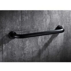 Poignée Barre D'appui Sécurité Baignoire WC Douche Pour Enfants Femme Personne Agé, 40cm Noir -Geberit || Grohe || ALLIBERT Soldes 55942849 4