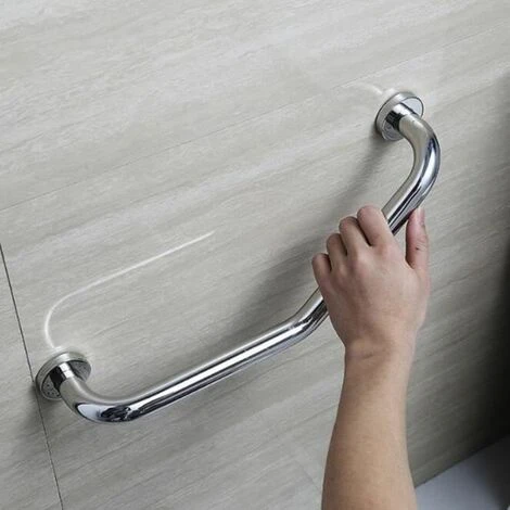 Poignée De Baignoires 45 Cm Barre D'appui Mural Barre Porte Serviette Mural Personnes Âgée 5 Poignée De Baignoires 45 Cm Barre D'appui Mural Barre Porte Serviette Mural Personnes Âgée – Image 3