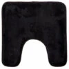 Tapis WC Contour En Polyester 48x48 Cm - Noir - SILUMEN -Geberit || Grohe || ALLIBERT Soldes 56327671 1