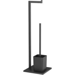 Brosse WC Noir Mat Avec Socle - CUBY WC -Geberit || Grohe || ALLIBERT Soldes 56366056 3