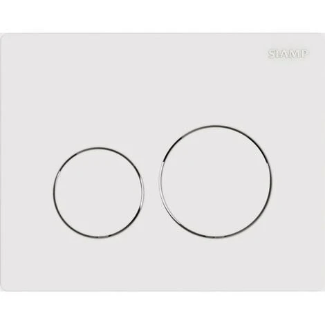 Plaque De Commande Sphère Blanche Double - INGENIO - Siamp 3 Plaque De Commande Sphère Blanche Double - INGENIO - Siamp