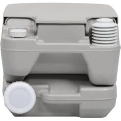 INLIFE Toilette Portable De Camping Gris 10+10 L -Geberit || Grohe || ALLIBERT Soldes 56631218 4