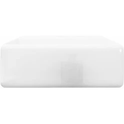 VIDAXL Évier De Salle De Bain En Céramique Carré Avec Trou De Différentes Couleurs Trou Du Robinet Lavabo Carré à Trou Pour Robinet Céramique Blanc Couleur : BLANCHE -Geberit || Grohe || ALLIBERT Soldes 57096927 5