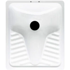 Vase Turc En Acier Porcelaine 55x65x15 Cm -Geberit || Grohe || ALLIBERT Soldes 59014026 3