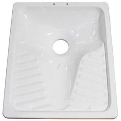 Vase Turc En Acier Porcelaine 55x65x15 Cm -Geberit || Grohe || ALLIBERT Soldes 59014026 5