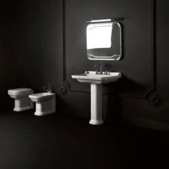 Colonne Céramique Pour Lavabo Waldorf 60,80 Et 100 Cm - Ondyna WD4170 -Geberit || Grohe || ALLIBERT Soldes 5916726 3