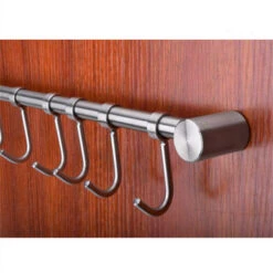 Crochet à Torchon，Crochet Barre De Cuisine En Acier Inox 53cm Avec 12 Crochets Argent FUIENKO -Geberit || Grohe || ALLIBERT Soldes 59801434 4