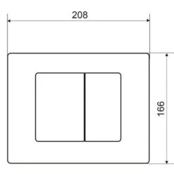 Plaque De Commande Pour WC Suspendu Square Wirquin 55722890 7 Plaque De Commande Pour WC Suspendu Square Wirquin 55722890 -Geberit || Grohe || ALLIBERT Soldes 59803070 3