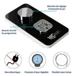 Kit Bidet Douchette Slim Pour Abattant 'jet' Coloris Noir. -Geberit || Grohe || ALLIBERT Soldes 59818152 3