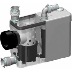 SFA Sanipack - Broyeur Sanitaire Pour WC, Lave-main, Bidet Et Douche, Blanc (0017UP) 9 SFA Sanipack - Broyeur Sanitaire Pour WC, Lave-main, Bidet Et Douche, Blanc (0017UP) -Geberit || Grohe || ALLIBERT Soldes 60914909 3