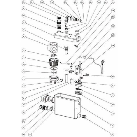 SFA Sanipack - Broyeur Sanitaire Pour WC, Lave-main, Bidet Et Douche, Blanc (0017UP) 7 SFA Sanipack - Broyeur Sanitaire Pour WC, Lave-main, Bidet Et Douche, Blanc (0017UP) – Image 5