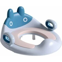 Réducteur De Toilette Pour Enfants, Siege De Toilette Bébé, Réducteur De WC Pour Tout Petit Avec Poignée De Coussin Et Back Entraîneur, Conception Antidérapants, Toilettes Ronds Et Ovales -Geberit || Grohe || ALLIBERT Soldes 63893382 5