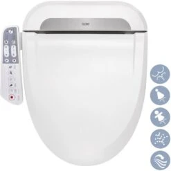 R FLORY Abattant WC Japonais Lavant électronique, Luxe Désodorisation Intelligent - FDB600 (Normal-EU)