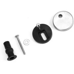Accessoires à Charnière Pour Siège De Toilette Fixe Kit à Charnière à Dégagement Rapide Kit De Vis De Réglage En Acier Inoxydable à Verrouillage De Recharge -Geberit || Grohe || ALLIBERT Soldes 65626637 3