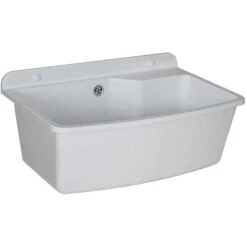 Poste D'eau Multifonction LAVABO BASSIN GRAND 610X440 - BLANC