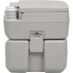 LangRay Toilette Portable De Camping Gris 20+10 L -Geberit || Grohe || ALLIBERT Soldes 68279117 3