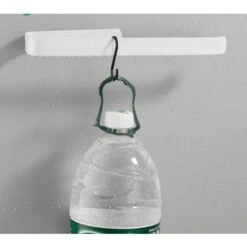 Porte Sopalin Mural Blanc,33cm Porte Essuie Tout Mural Auto-Adhésif Ou à Percer,Support Sopalin Space En Aluminium Pour Cuisine,Salle De Bain,Placards,Vertical Ou Horizontal,Blanc -Geberit || Grohe || ALLIBERT Soldes 68295768 5