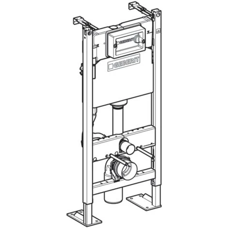 Bâti Support WC Suspendu GEBERIT Duofix Delta Autoportant - 457.565.00.2 6 Bâti Support WC Suspendu GEBERIT Duofix Delta Autoportant - 457.565.00.2 – Image 4