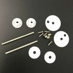 GP Charnière D'abattant De Toilette En Alliage De Zinc Avec Vis Accessoires Accessoires De Toilette -Geberit || Grohe || ALLIBERT Soldes 69015773 5