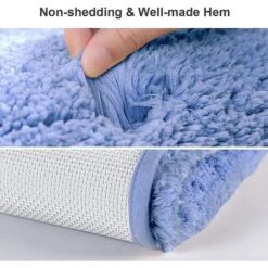 ZOLGINAH Tapis Contour WC Antidérapant Tapis De Toilette WC Épaissi Tapis WC Absorbant Tapis Salle De Bain Ultra Doux En Microfibre, Séchage Rapide, Lavable En Machine - 50 X 60cm (Wedgewood) 9 ZOLGINAH Tapis Contour WC Antidérapant Tapis De Toilette WC Épaissi Tapis WC Absorbant Tapis Salle De Bain Ultra Doux En Microfibre, Séchage Rapide, Lavable En Machine - 50 X 60cm (Wedgewood) -Geberit || Grohe || ALLIBERT Soldes 69469752 3