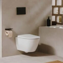Roca Ona Cuvette Sans Bride Et Fixations Invisibles + Abattant Soft Close (Onarimless) 10 Roca Ona Cuvette Sans Bride Et Fixations Invisibles + Abattant Soft Close (Onarimless) -Geberit || Grohe || ALLIBERT Soldes 69571621 4