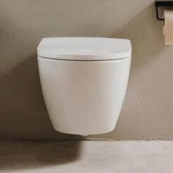 Roca Ona Cuvette Sans Bride Et Fixations Invisibles + Abattant Soft Close (Onarimless) 11 Roca Ona Cuvette Sans Bride Et Fixations Invisibles + Abattant Soft Close (Onarimless) -Geberit || Grohe || ALLIBERT Soldes 69571621 5