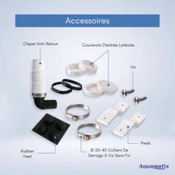 Pompe De Relevage Sanitaire Aquamatix Dusch 250W Silencieux Douche Pompe Eaux Usées -Geberit || Grohe || ALLIBERT Soldes 69782833 4