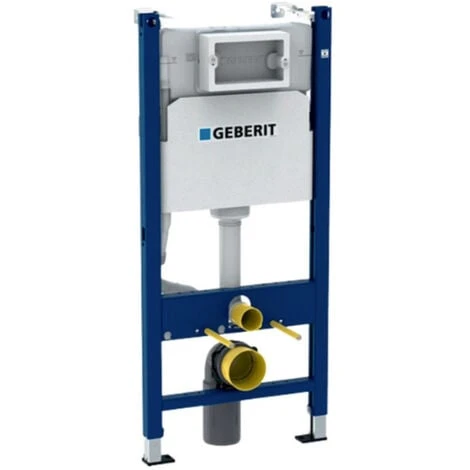 Geberit Pack Autoportant Bâti-support Duofix + WC Sans Bride SAT Brevis + Abattant Ultra-fin, Softclose + Plaque Blanche 7 Geberit Pack Autoportant Bâti-support Duofix + WC Sans Bride SAT Brevis + Abattant Ultra-fin, Softclose + Plaque Blanche – Image 5