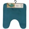 TENDANCE - Tapis Contour WC En Microfibre Bleu Canard 45 X 50 Cm -Geberit || Grohe || ALLIBERT Soldes 71059698 1