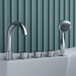 Sogood Baignoire îlot Ovale 180cm Blanc Vicenza603 Acrylique Avec Robinetterie 180x80x80 -Geberit || Grohe || ALLIBERT Soldes 71432424 5