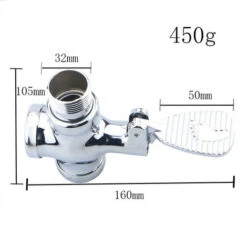 ELLE Robinet De Chasse D'eau Pour WC,Alliage 8 ELLE Robinet De Chasse D'eau Pour WC,Alliage -Geberit || Grohe || ALLIBERT Soldes 71594319 2