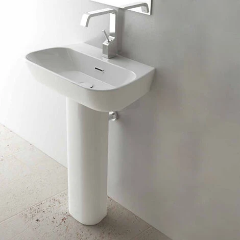 Colonne Pour Lavabo Modèle F50 Small Compatible Avec Lavabo E112LV601 Cm 60x40 Domus Falerii 3 Colonne Pour Lavabo Modèle F50 Small Compatible Avec Lavabo E112LV601 Cm 60x40 Domus Falerii