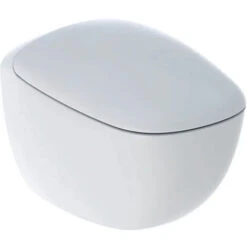 WC Suspendu Sans Rebord Avec Abattant à Fermeture Amortie Modèle Citterio De Geberit