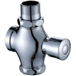 ELLE Robinet De Chasse D'eau Pour WC – Avec Bouton économie D'eau – Montage Facile– Alliage