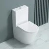 Sogood WC à Poser Céramique Blanc Toilette Avec Réservoir Abattant Silencieux Avec Frein De Chute Aix176T 1 Sogood WC à Poser Céramique Blanc Toilette Avec Réservoir Abattant Silencieux Avec Frein De Chute Aix176T -Geberit || Grohe || ALLIBERT Soldes 73759183 1