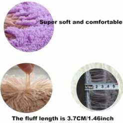 LYCXAMES -- Lot De 3 Tapis De Salle De Bain Doux En Microfibre - Antidérapants - Avec Revers Clouté En Flanelle PVC - Tapis De Bain + Tapis Contour WC + Housse Pour Abattant - Jaune 9 LYCXAMES -- Lot De 3 Tapis De Salle De Bain Doux En Microfibre - Antidérapants - Avec Revers Clouté En Flanelle PVC - Tapis De Bain + Tapis Contour WC + Housse Pour Abattant - Jaune -Geberit || Grohe || ALLIBERT Soldes 73922446 3