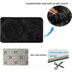 LYCXAMES -- Lot De 3 Tapis De Salle De Bain Doux En Microfibre - Antidérapants - Avec Revers Clouté En Flanelle PVC - Tapis De Bain + Tapis Contour WC + Housse Pour Abattant - Jaune 10 LYCXAMES -- Lot De 3 Tapis De Salle De Bain Doux En Microfibre - Antidérapants - Avec Revers Clouté En Flanelle PVC - Tapis De Bain + Tapis Contour WC + Housse Pour Abattant - Jaune -Geberit || Grohe || ALLIBERT Soldes 73922446 4