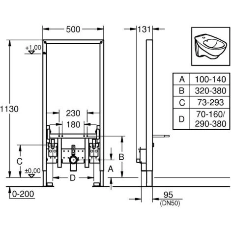 Grohe Rapid SL Pour Bidet (38553001) 4 Grohe Rapid SL Pour Bidet (38553001) – Image 2
