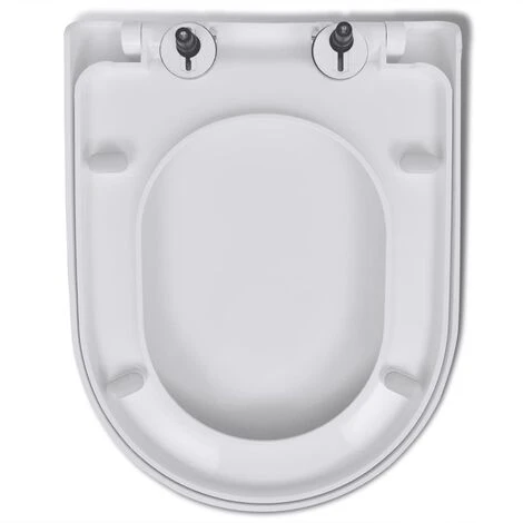 Abattant WC à Fermeture En Douceur Siège Toilette Lunette 45 X 35 Cm 7 Abattant WC à Fermeture En Douceur Siège Toilette Lunette 45 X 35 Cm – Image 5