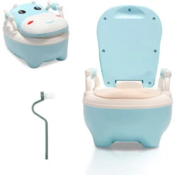 SWANEW Pot Pour Enfant, Pot D'apprentissage, Pot De Chambre, Accessoire De Toilette, Entraîneur De Toilette Drôle Pour Bébé