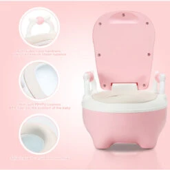 VINGO Pot Pour Enfant Siège Enfant Pot Pour Enfant Pliable Toilette Formateur Apprentissage Pot -Geberit || Grohe || ALLIBERT Soldes 75651190 4