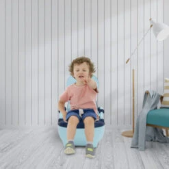 VINGO Pot Pour Enfant, Pot D'apprentissage, Pot De Chambre, Accessoire De Toilette, Entraîneur De Toilette Drôle Pour Bébé -Geberit || Grohe || ALLIBERT Soldes 75651191 5