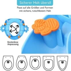 Reducteur Wc Enfant - Réducteur De Toilette Bébé,Siège De Toilette Garçons Et Filles,Coussin De Siège De Toilette Avec Poignée Et Doss -Geberit || Grohe || ALLIBERT Soldes 75989553 3