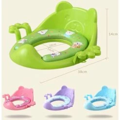 Reducteur Wc Enfant - Réducteur De Toilette Bébé,Siège De Toilette Garçons Et Filles,Coussin De Siège De Toilette Avec Poignée Et Doss -Geberit || Grohe || ALLIBERT Soldes 75989553 4