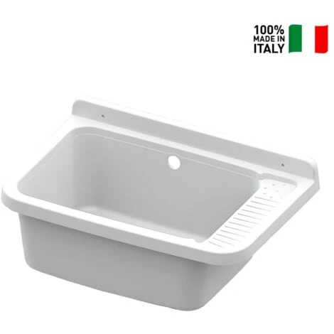 Lavabo à Suspendre 59x39x28cm Pour Jardin Extérieur Lavabo 60 4 Lavabo à Suspendre 59x39x28cm Pour Jardin Extérieur Lavabo 60 – Image 2