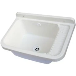 Lavabo à Suspendre 59x39x28cm Pour Jardin Extérieur Lavabo 60 9 Lavabo à Suspendre 59x39x28cm Pour Jardin Extérieur Lavabo 60 -Geberit || Grohe || ALLIBERT Soldes 77552486 3