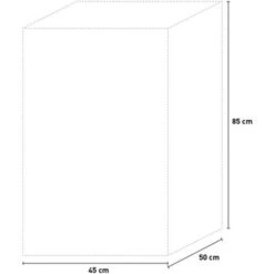 Armoire à Linge Avec Lavabo 1 Porte En Résine 45x50cm Mong -Geberit || Grohe || ALLIBERT Soldes 77552493 3