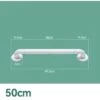 Barres D'Appui Pour Salle De Bain Avec Cercles Lumineux - Poignée De Douche Antidérapante Ultra Adhérente Pour Baignoires Et Toilettes - Personnes âgées, Handicapées, Enceintes - 50cm -Geberit || Grohe || ALLIBERT Soldes 77854836 1