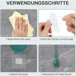 La Brosse De Toilette En Silicone Peut être Suspendue De Type Mur D’ouverture Et De Fermeture Automatiques -Geberit || Grohe || ALLIBERT Soldes 78043819 3